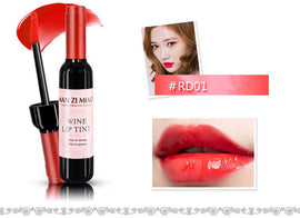 1pc Korean Cosmetics Brand Makeup Red Wine shape Matte Lip Tint Lip Gloss Waterproof Lipgloss Liquid Lipstick Batom Lip Stick