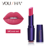 YOUSHA Lips Makeup Moisturizing Batom Lipstick  Lip Gloss Pencil Maquiagem Waterproof Lip Care Make Up Beauty Korean Cosmetics