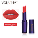 YOUSHA Lips Makeup Moisturizing Batom Lipstick  Lip Gloss Pencil Maquiagem Waterproof Lip Care Make Up Beauty Korean Cosmetics