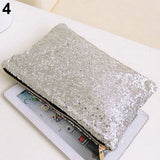 Dazzlling Women's Make Up Cosmetic Bag Beautician Sequins Clutch Leopard Party Bag Handbag Pouch For Women Gifts 9R3M