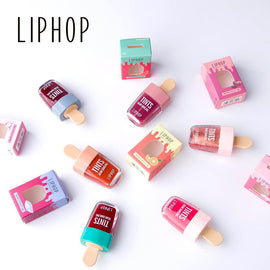 new Korean style ice cream liquid matte lipstick lasting Moisturizer lips waterproof Lip stick makeup flash Mermaid color