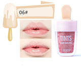 new Korean style ice cream liquid matte lipstick lasting Moisturizer lips waterproof Lip stick makeup flash Mermaid color