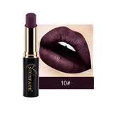 Nice face Velvet Matte lipstick Waterproof long lasting Nude Lip balm beauty tint lips makeup Metallic lipstick korean Cosmetics