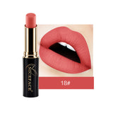 Nice face Velvet Matte lipstick Waterproof long lasting Nude Lip balm beauty tint lips makeup Metallic lipstick korean Cosmetics