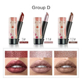 LEARNEVER 3pcs/set Matte Lipstick Waterproof Long Lasting Lip Kit Korean Cosmetics Makeup Christmas Women Gift MKH8318