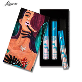 LEARNEVER 3pcs/set Matte Liquid Lipstick Long Lasting Korean Cosmetics Metallic Lip Sense For Women 5g*3 MKH4374
