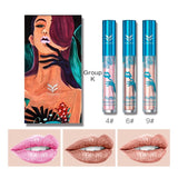 LEARNEVER 3pcs/set Matte Liquid Lipstick Long Lasting Korean Cosmetics Metallic Lip Sense For Women 5g*3 MKH4374