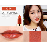 TUTU 6 Colors Black Lipsticks Waterproof Long Lasting Lips Makeup Red Lipstick Matte Lip Stick Sexy Colors With Korean Cosmetics