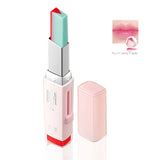 2017 Fashion Korean Bite Lipstick V Cutting Two Tone Tint Silky Moisturzing Nourishing Lipsticks Balm Lip Cosmetic FM88