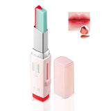 2017 Fashion Korean Bite Lipstick V Cutting Two Tone Tint Silky Moisturzing Nourishing Lipsticks Balm Lip Cosmetic FM88
