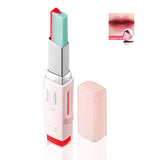 2017 Fashion Korean Bite Lipstick V Cutting Two Tone Tint Silky Moisturzing Nourishing Lipsticks Balm Lip Cosmetic FM88