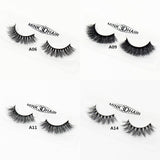 Mink Eyelashes 3D Mink Lashes Thick HandMade Full Strip False Eyelashes cruelty free Korean Mink Lashes 34 Style False Eyelashes
