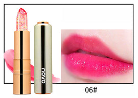 NOVO Brand Jelly lipstick makeup Magic Temperature Changing Color Korean style color tint lip stick lasting waterproof lip balm