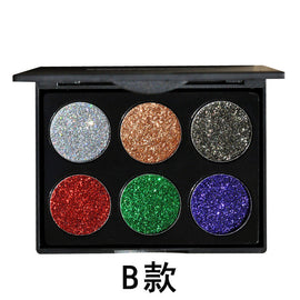 HANDAIYAN Brand Diamond Glitter Eye Shadow Palette Golden Shimmer and Shine Sequins Eyeshadow Pallete Pigment Korean Cosmetics