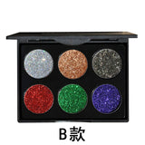 HANDAIYAN Brand Diamond Glitter Eye Shadow Palette Golden Shimmer and Shine Sequins Eyeshadow Pallete Pigment Korean Cosmetics