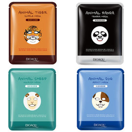 Face Mask Face Care South Korea Animal Soft Mask Tiger Panda Pattern Moisturizing Nourishing Treatment & Mask Korean Face Mask