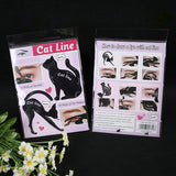 MISS ROSE Professional Makeup Waterproof Eyeliner Stamp Pencils Long Lasting Black Cat Eye Wing Eyeliner Stickers Beauty Tools