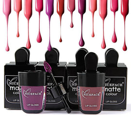 Matte Lipstick Korean Style Bite Moisturizer Shimmer Lip Gloss Ice Cream Long Lasting Red Liquid Batom Lip Tint Cosmetics
