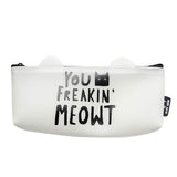 Valenkuci Cute Cat Cartoon Stationery Pencil Pen Case Cosmetic Makeup Bag Zipper For Girls Travel Cosmetic Bag For Women HZB-012