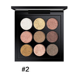 TUTU New Peach Matte Eyeshadow Palette Pigment Eye Shadow Korean Cosmetics Makeup 9 Colors Nude Glitter Shadows Pallete Make Up