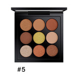 TUTU New Peach Matte Eyeshadow Palette Pigment Eye Shadow Korean Cosmetics Makeup 9 Colors Nude Glitter Shadows Pallete Make Up