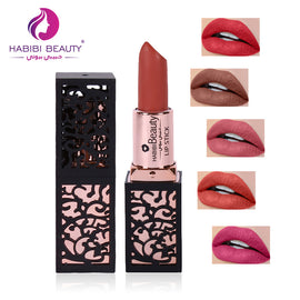 Imagic Brand korean cosmetics 24Colors Hollow design Matte Lipstick Makeup Moisturizing Charming Lips Waterproof Cosmetic Makeup