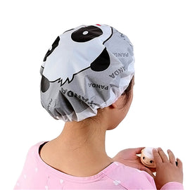 Styling Tools Cap Shower Cap Waterproof Elastic Band Hat Bath Caps Cute Cartoon Bathroom Accessories HB88