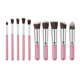 10-piece Korean Mini Makeup Brush Set
