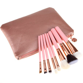8 Pcs/ set Makeup Brushes Set Powder Eye Brushes Kit Cosmetics Beauty Tools For Eye shadow Lipstick Eyebrow HB88