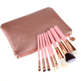 8 Pcs/ set Makeup Brushes Set Powder Eye Brushes Kit Cosmetics Beauty Tools For Eye shadow Lipstick Eyebrow HB88
