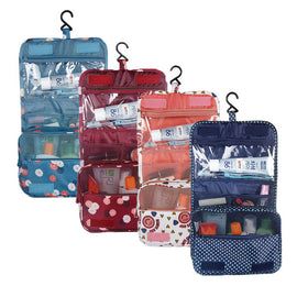 2017 Oxford Multi-function Storage Hang Make Up Luggage Bag Women Travel Large Capacity Cosmetic Bags For Makeup Tool Kits H7JP